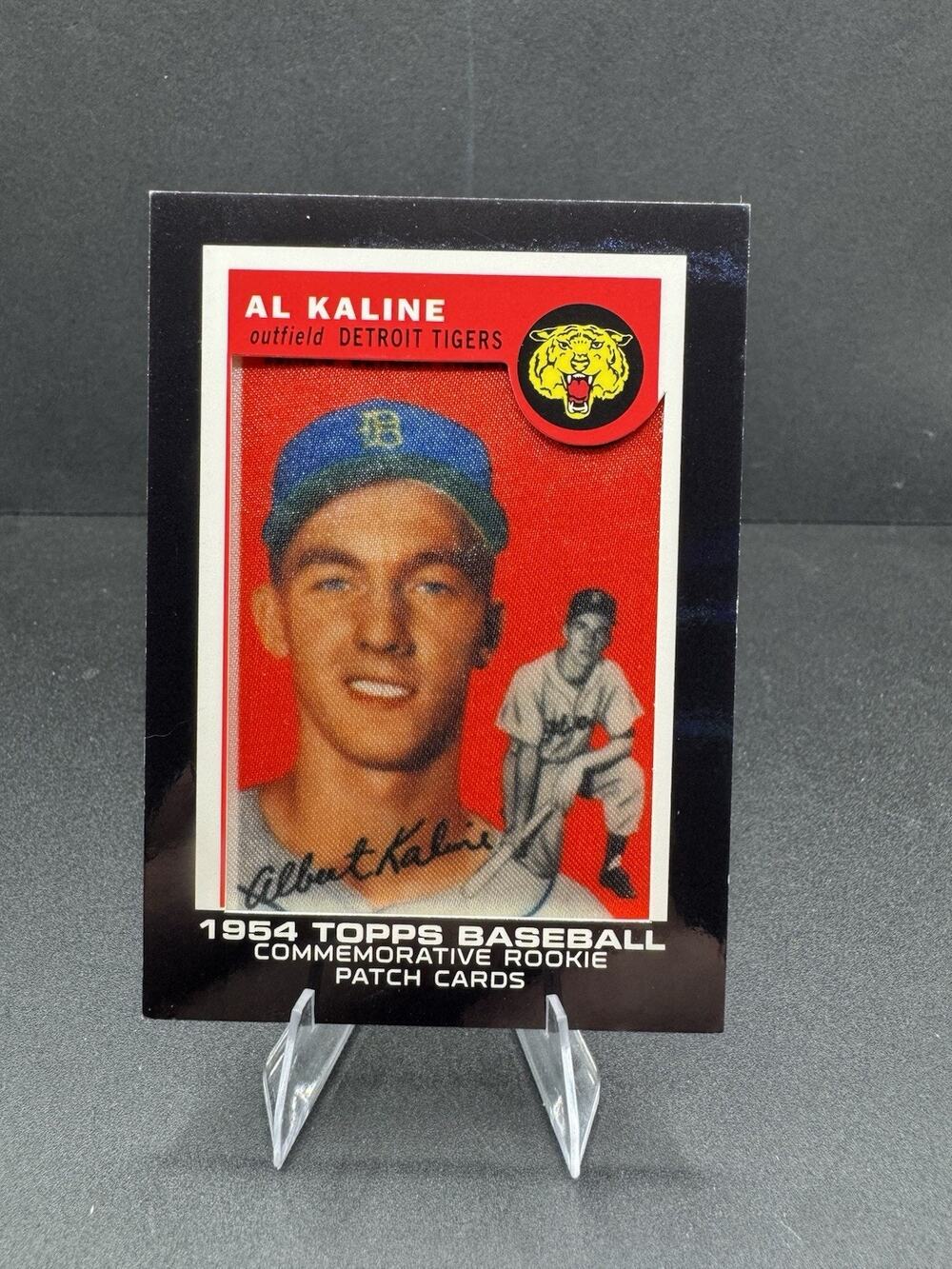 Topps Al Kaline Rookie Card Detroit Tigers Image Patch